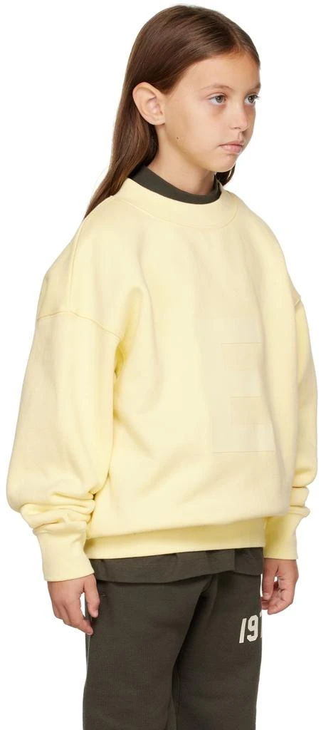 商品Essentials|Kids Yellow Logo Sweatshirt,价格¥319,第2张图片详细描述