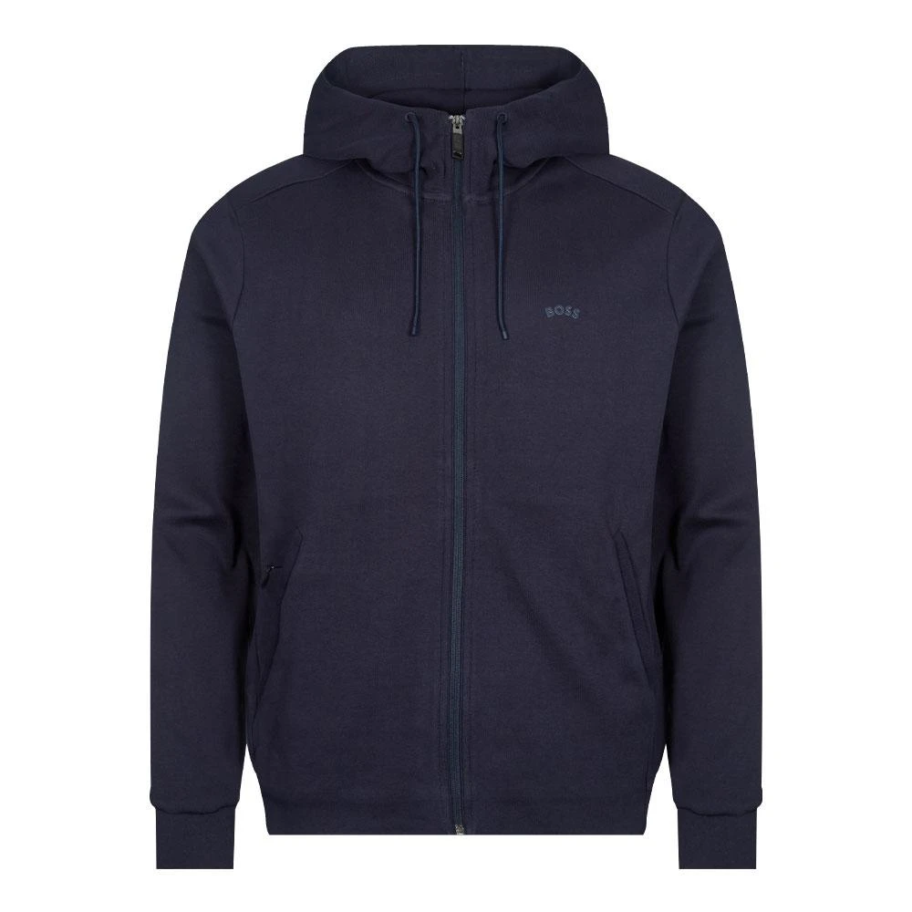 商品Hugo Boss|BOSS Athleisure Saggy Curved Hoodie - Navy,价格¥971,第1张图片