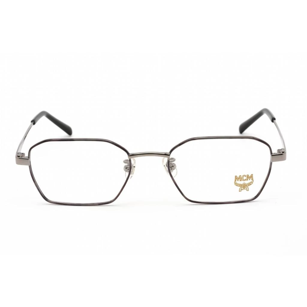 商品MCM|Mcm Unisex Eyeglasses - Clear Lens Shiny Light Gunmetal Geometric | MCM2130A 031,价格¥381,第2张图片详细描述