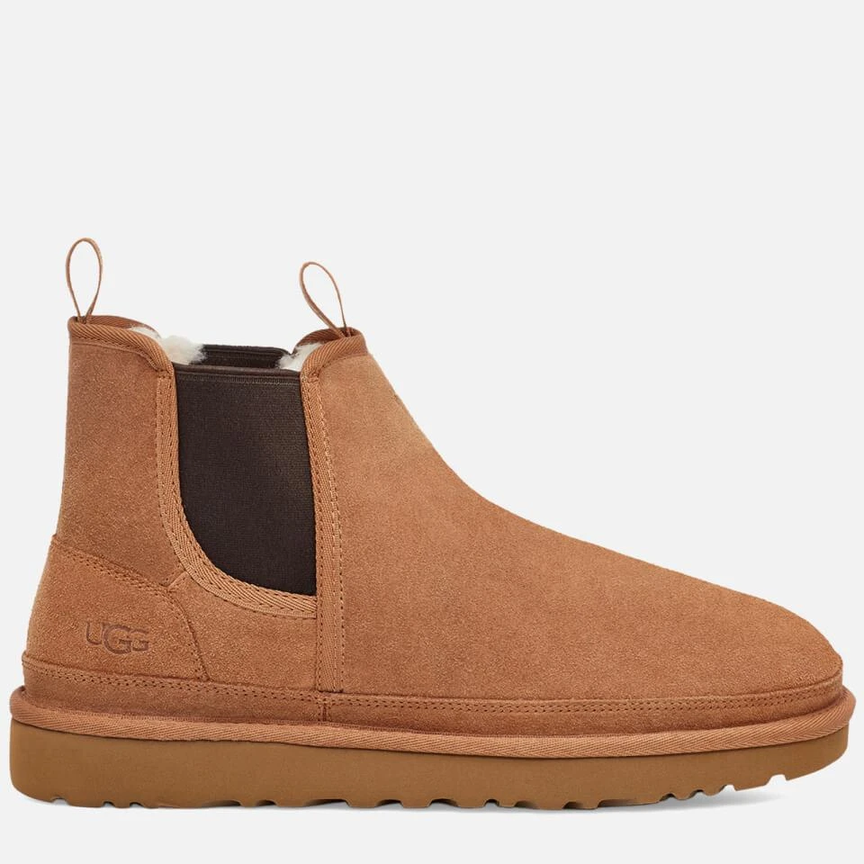 商品UGG|UGG MEN'S NEUMEL SUEDE CHELSEA BOOTS - CHESTNUT,价格¥757,第1张图片