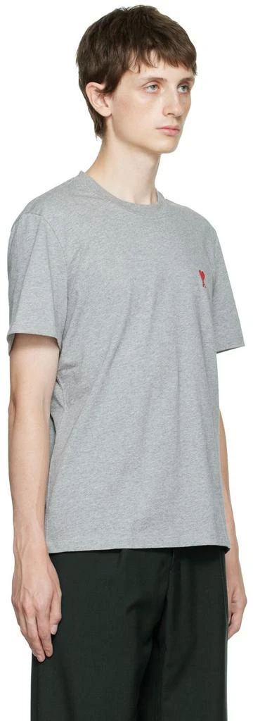 商品AMI|Gray Ami de Cœur T-Shirt,价格¥1142,第2张图片详细描述