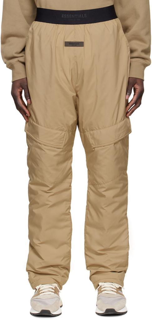 商品Essentials|Tan Polyester Cargo Pants,价格¥906,第1张图片