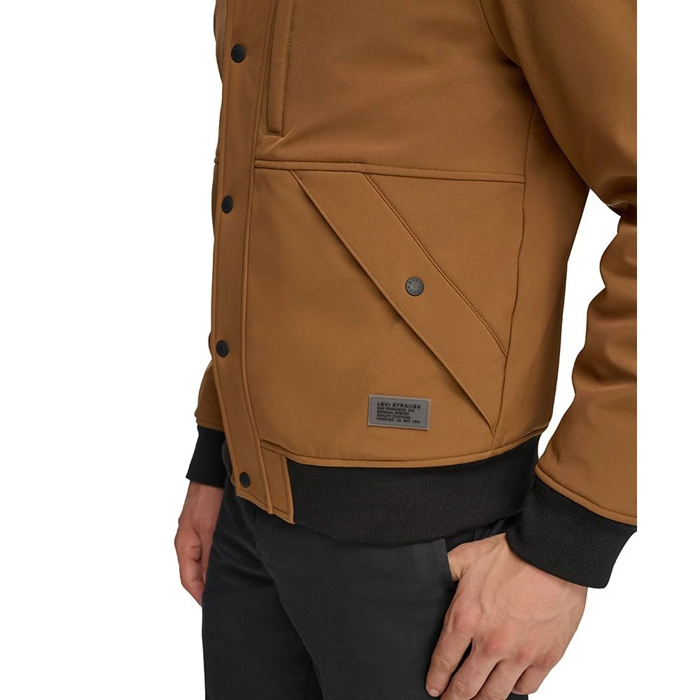商品Levi's|Men's Soft Shell Sherpa Lined Hooded Jacket,价格¥600,第3张图片详细描述