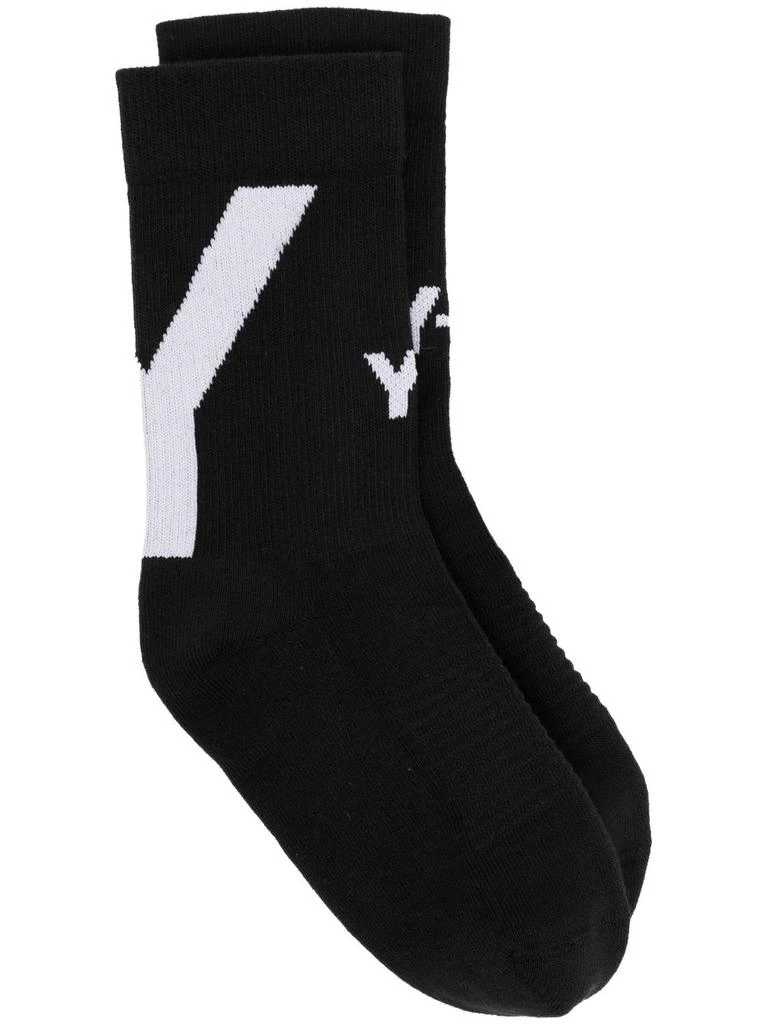 商品Y-3|INTARSIA KNIT COTTON SOCKS,价格¥404,第1张图片