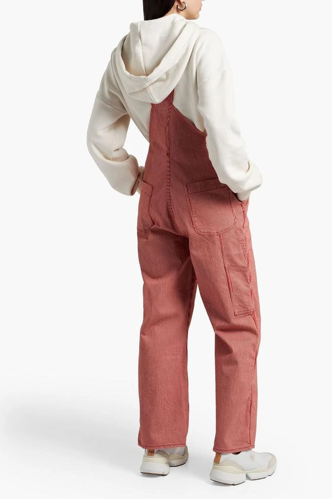 商品Rag & Bone|Striped cotton-blend twill overalls,价格¥594,第1张图片