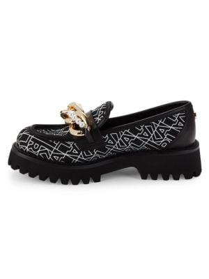 Print Chain Loafers商品第4张图片规格展示