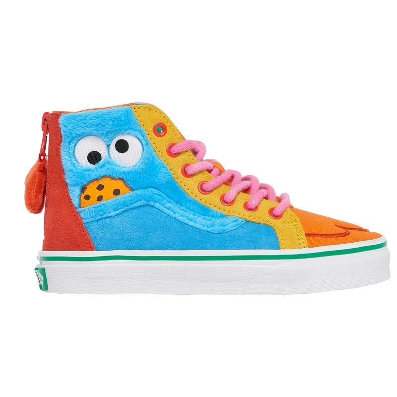 商品Vans|Vans SK8 Hi Zip Sesame Street - Boys' Preschool,价格¥312,第1张图片