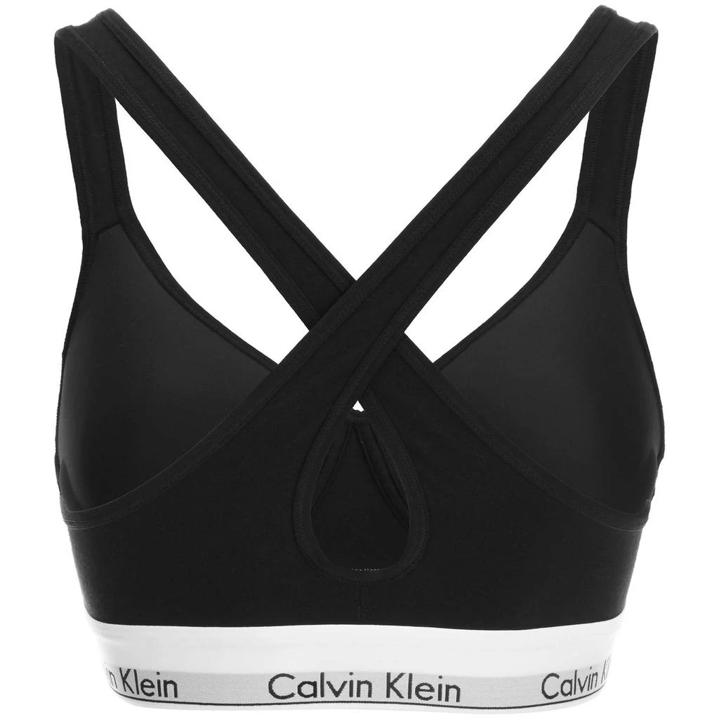 商品Calvin Klein|Calvin Klein Women's Modern Cotton Lift Bralette - Black,价格¥379,第2张图片详细描述