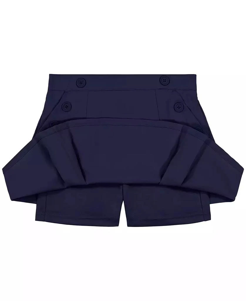 商品Nautica|Little Girls Uniform Button Pockets Elastic Waist Scooter Skorts,价格¥169,第3张图片详细描述