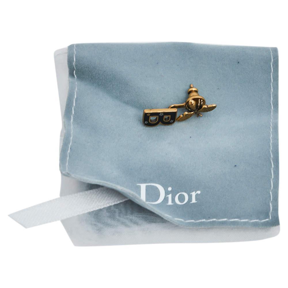 商品[二手商品] Dior|Dior My ABCDior Aged Gold Tone Letter B Mono Earring,价格¥1012,第7张图片详细描述