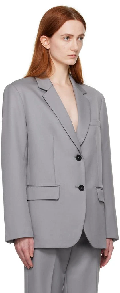 商品ANINE BING|Gray Classic Blazer,价格¥2646,第2张图片详细描述