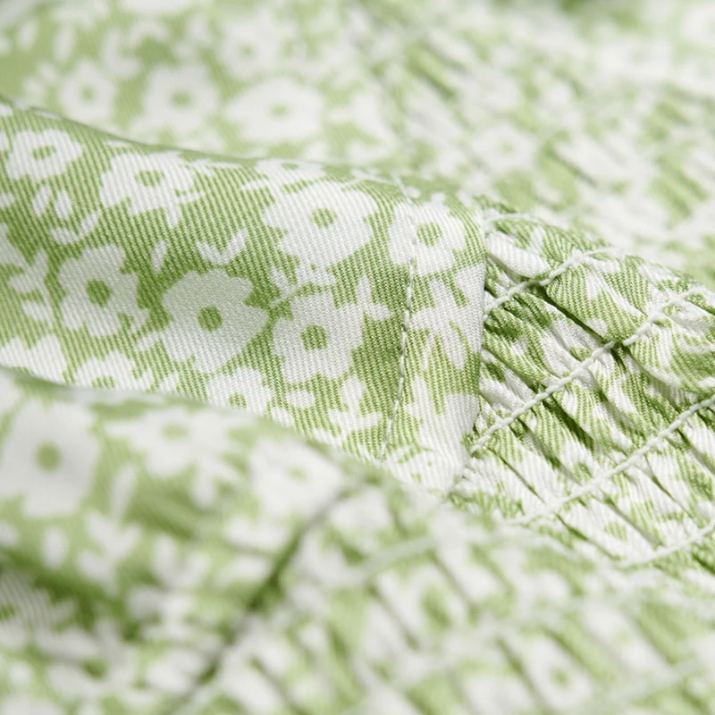 Claire上衣-薄荷绿印花 | Claire Top - Mint Floral 商品