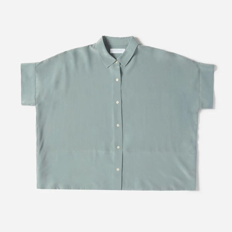 商品Everlane|丝绸短袖宽松衬衫,价格¥509-¥523,第3张图片详细描述