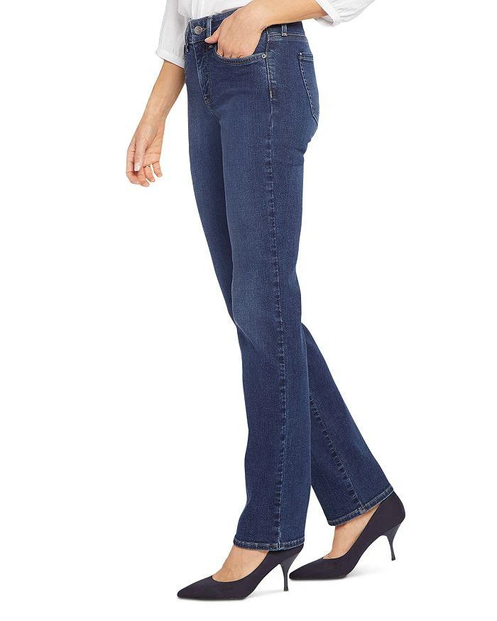 商品NYDJ|Petite Marilyn High Rise Straight Jeans in Crockett,价格¥266,第3张图片详细描述