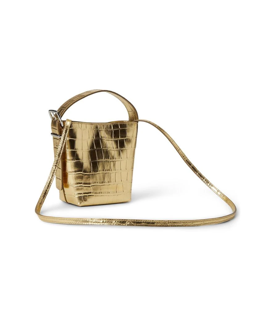 商品Madewell|Essentials Micro Bucket Metallic Croc,价格¥775,第2张图片详细描述