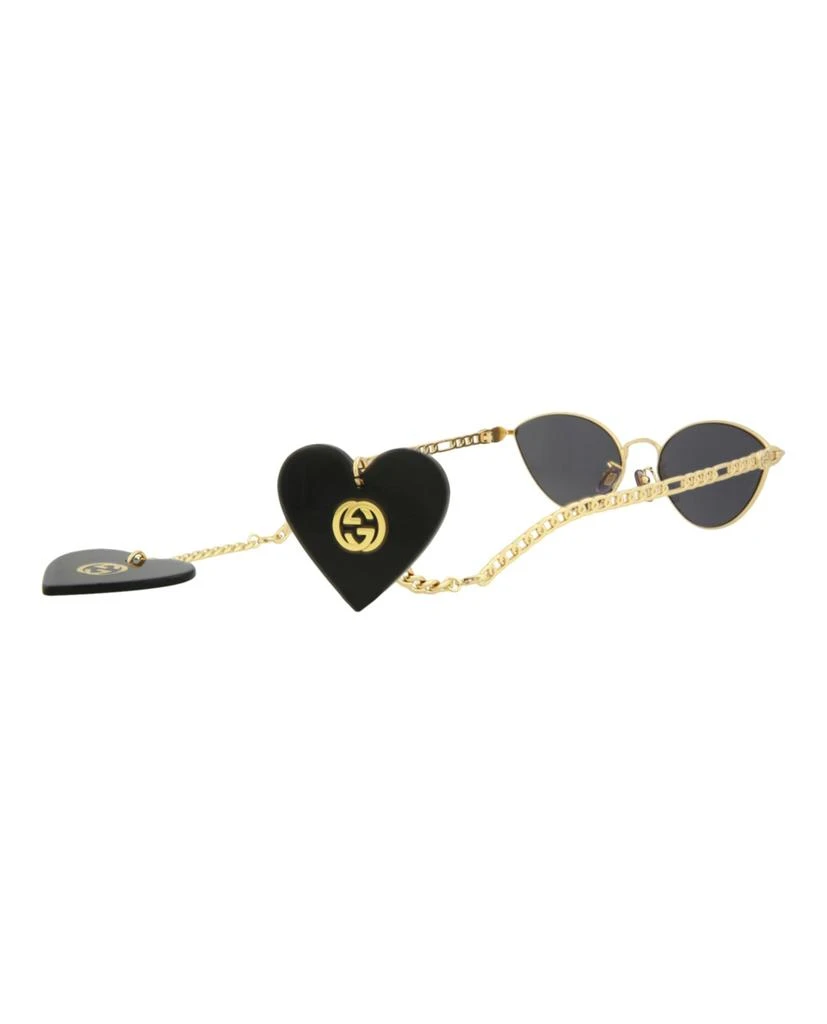 商品Gucci|Cat Eye-Frame Metal Sunglasses,价格¥2044,第5张图片详细描述