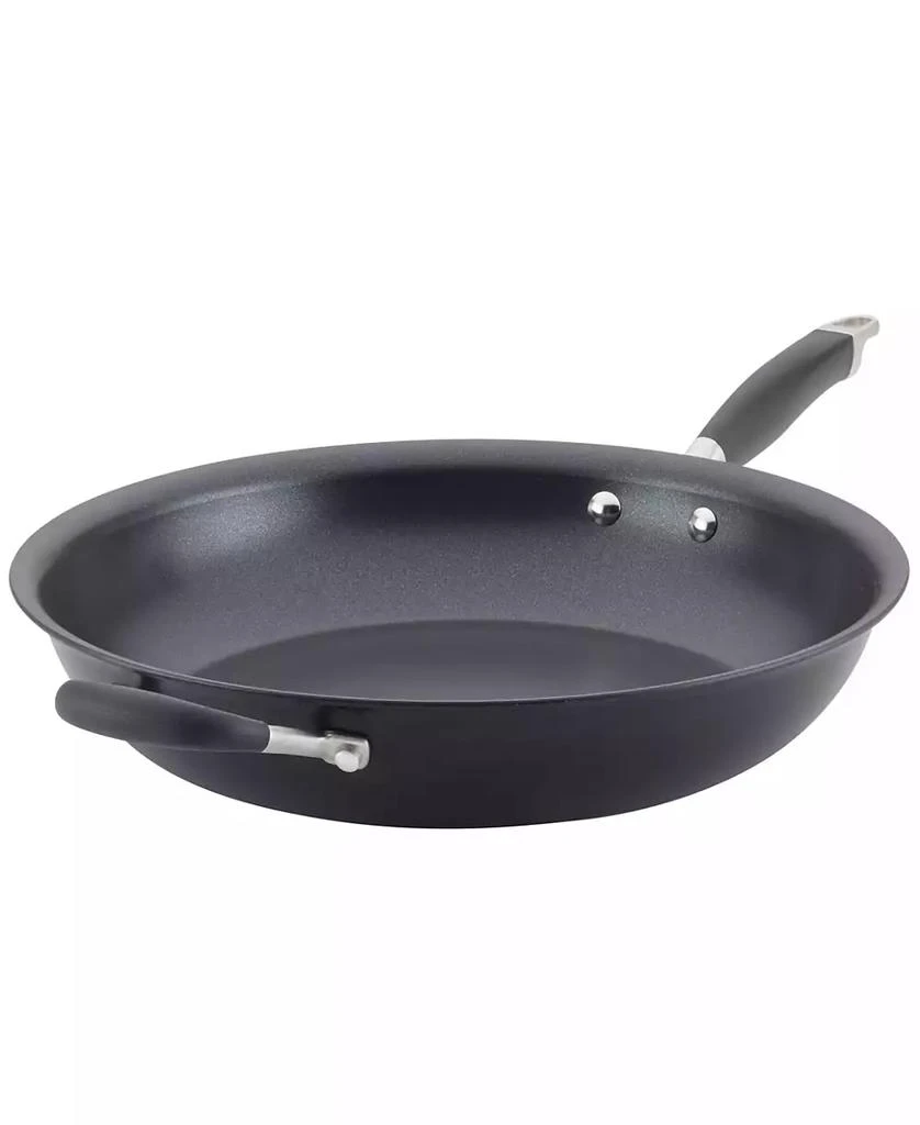 商品Anolon|Advanced Home Hard-Anodized Nonstick 14.5" Skillet with Helper Handle,价格¥478,第1张图片