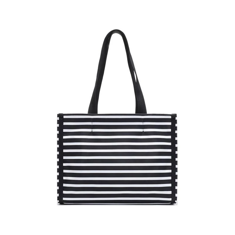 商品[国内直发] Kate Spade|凯特·丝蓓 Kate Spade 女士 黑白条纹轻便经典单肩手提包PXR00460 071,价格¥936,第4张图片详细描述