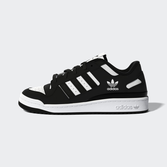 商品Adidas|【Brilliant|包邮包税】阿迪达斯 FORUM LOW CL  运动鞋 SNEAKERS  HQ1494 CBLACK/FTWWHT/CBLACK,价格¥880,第1张图片