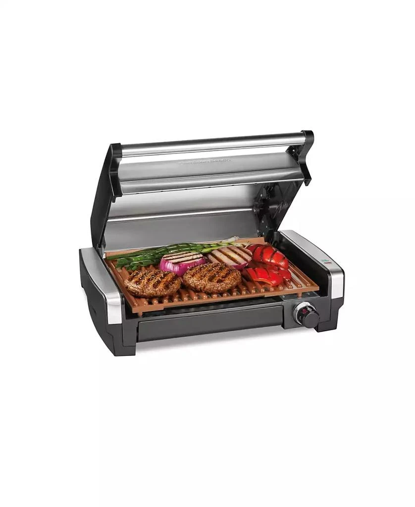 商品Hamilton Beach|Electric Indoor Searing Grill - 25363,价格¥651,第3张图片详细描述