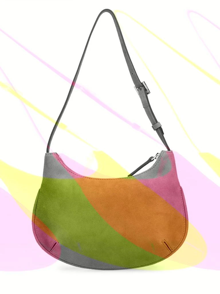 商品Manu Atelier|Ilda Suede Shoulder Bag,价格¥3388,第5张图片详细描述