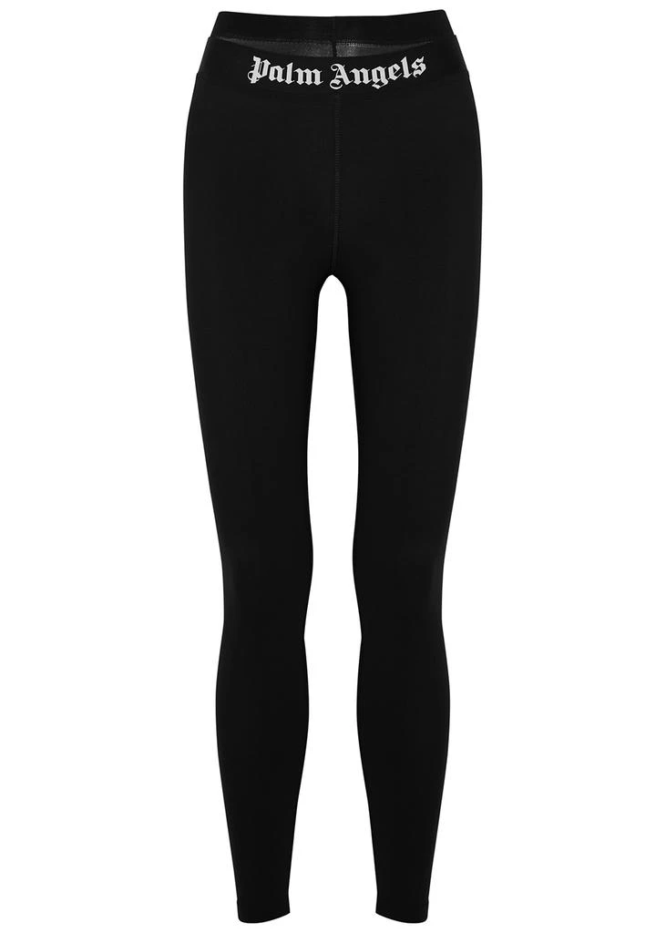 商品Palm Angels|Black logo stretch-jersey leggings,价格¥2266,第1张图片