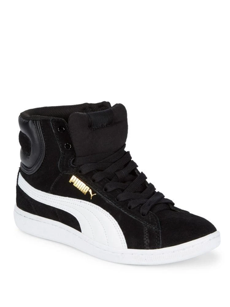 商品Puma|Vikky Suede Mid-Top Sneakers,价格¥236,第1张图片
