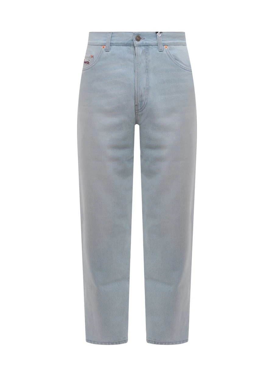 商品Gucci|Gucci 男士牛仔裤 727954XDCDB4452 蓝色,价格¥6085,第4张图片详细描述