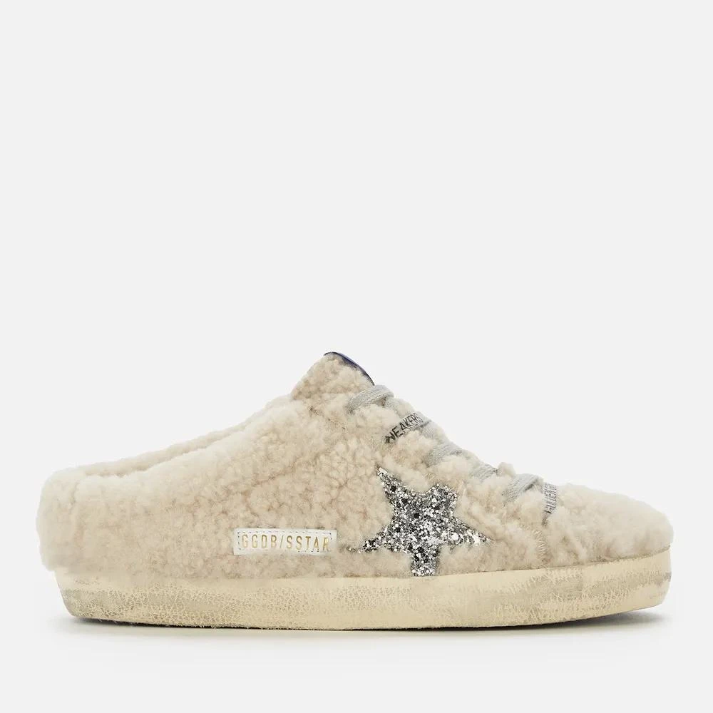 商品Golden Goose|Golden Goose Women's Superstar Sabot Shearling Slip-On Trainers,价格¥5158,第1张图片