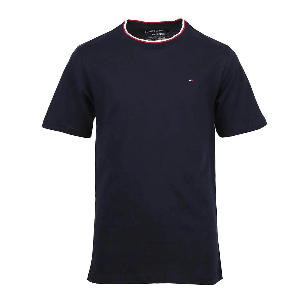 商品Tommy Hilfiger|Tommy Hilfiger Boy's YD Ringer Short Sleeve T-Shirt,价格¥92,第5张图片详细描述
