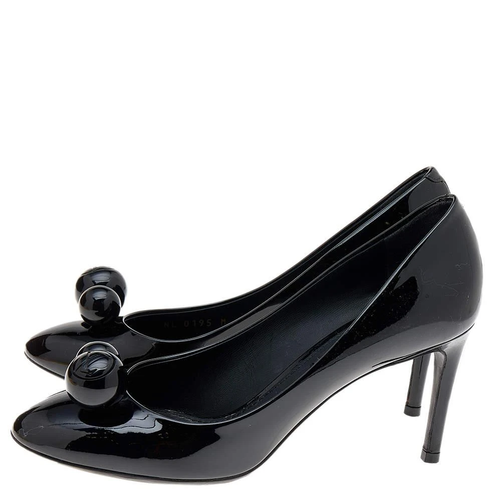 商品[二手商品] Louis Vuitton|Louis Vuitton Black Patent Leather Betty Pumps Size 36,价格¥1283,第4张图片详细描述