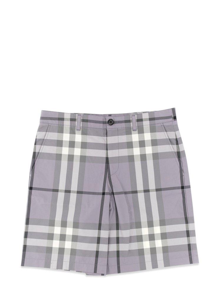 Burberry Check Pattern Bermuda Shorts商品第1张图片规格展示