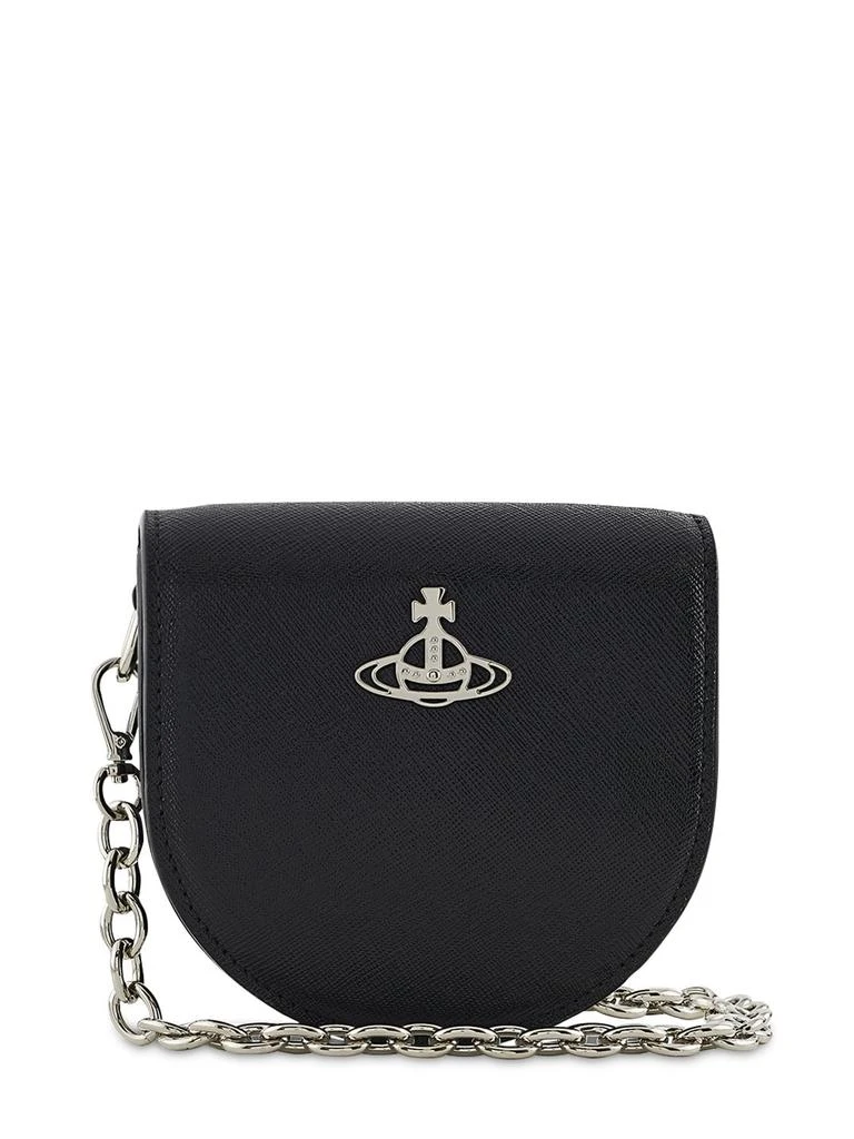 商品Vivienne Westwood|Nano Saddle Saffiano Leather Bag,价格¥1531,第1张图片