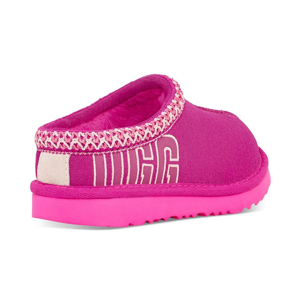 商品UGG|Kids Tasman Braid-Trimmed Graphic Outline Logo Slippers,价格¥524,第3张图片详细描述