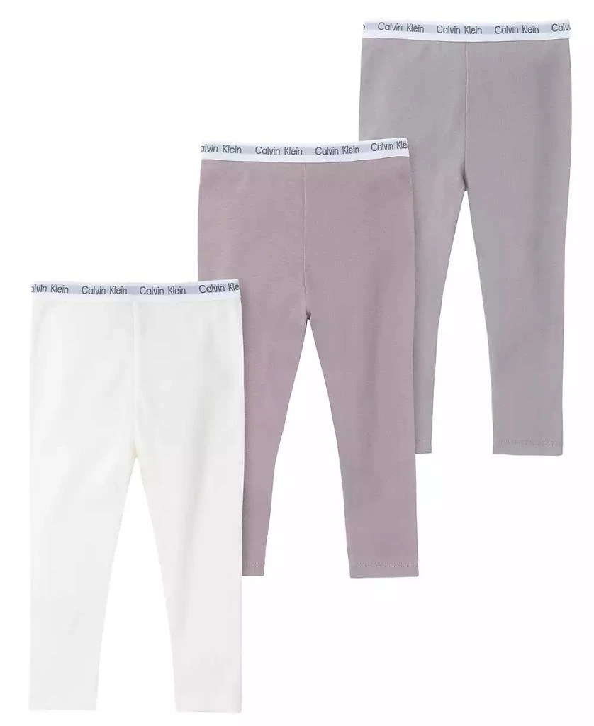 商品Calvin Klein|Baby Boys or Girls Organic Cotton Layette Pants, Pack of 3,价格¥108,第1张图片