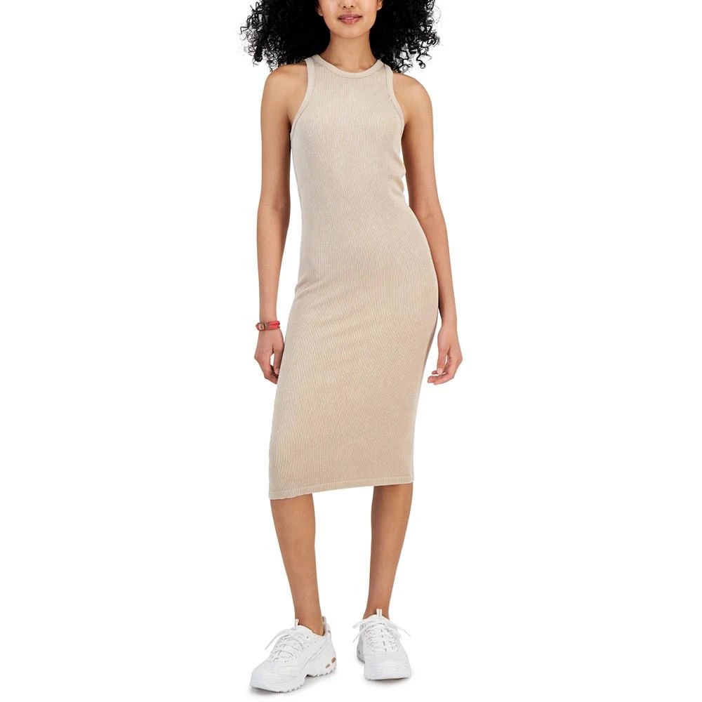 商品Crave Fame|Juniors' Ribbed Seamless Midi Dress,价格¥97,第1张图片