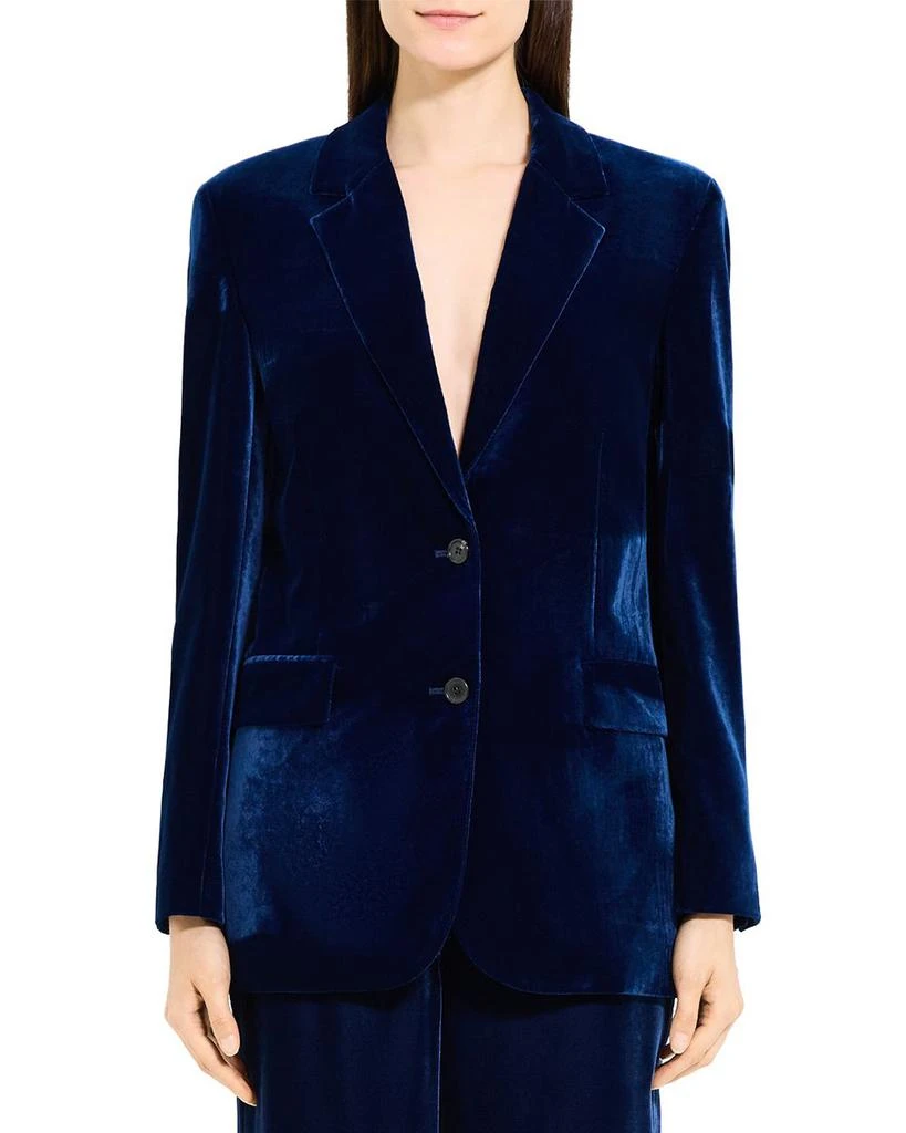 商品Theory|Velvet Two Button Blazer,价格¥3848,第1张图片