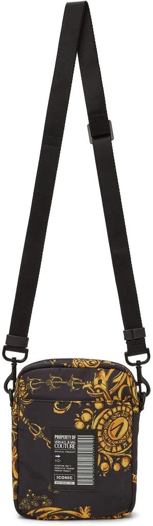 商品Versace|Black Range Logo Messenger Bag,价格¥824,第3张图片详细描述