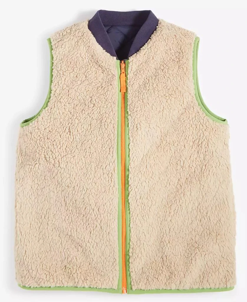 商品Epic Threads|Little & Big Boys Reversible Faux-Sherpa Vest, Created for Macy's,价格¥150,第4张图片详细描述