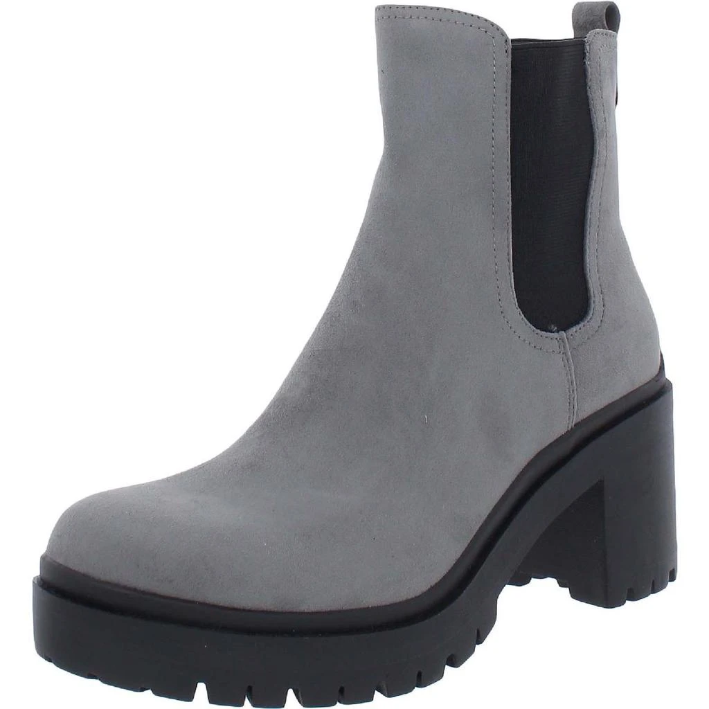 商品Nine West|Nine West Womens Quies 2 Suede Block Heel Chelsea Boots,价格¥252,第1张图片