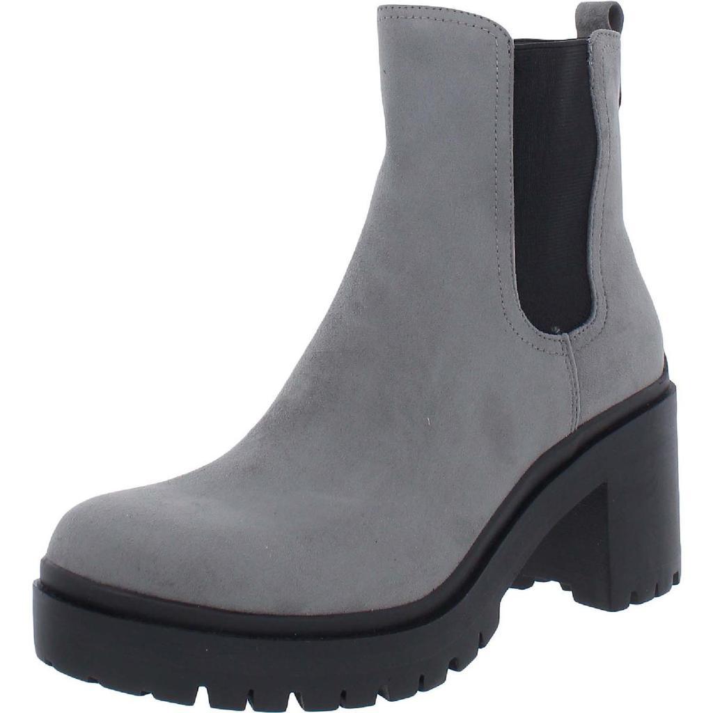 商品Nine West|Nine West Womens Quies 2 Suede Block Heel Chelsea Boots,价格¥371,第1张图片