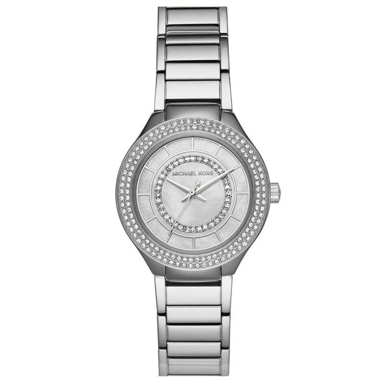 商品Michael Kors|Women's Mini Kerry Stainless Steel Bracelet Watch 33mm,价格¥1234,第1张图片