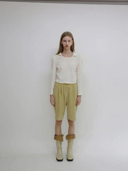 商品SOFT SEOUL|Madeleine Corduroy Pants (Mustard),价格¥696,第3张图片详细描述