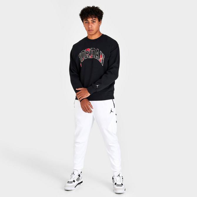 商品Jordan|Men's Jordan Essential Holiday Fleece Crewneck Sweatshirt,价格¥510,第4张图片详细描述