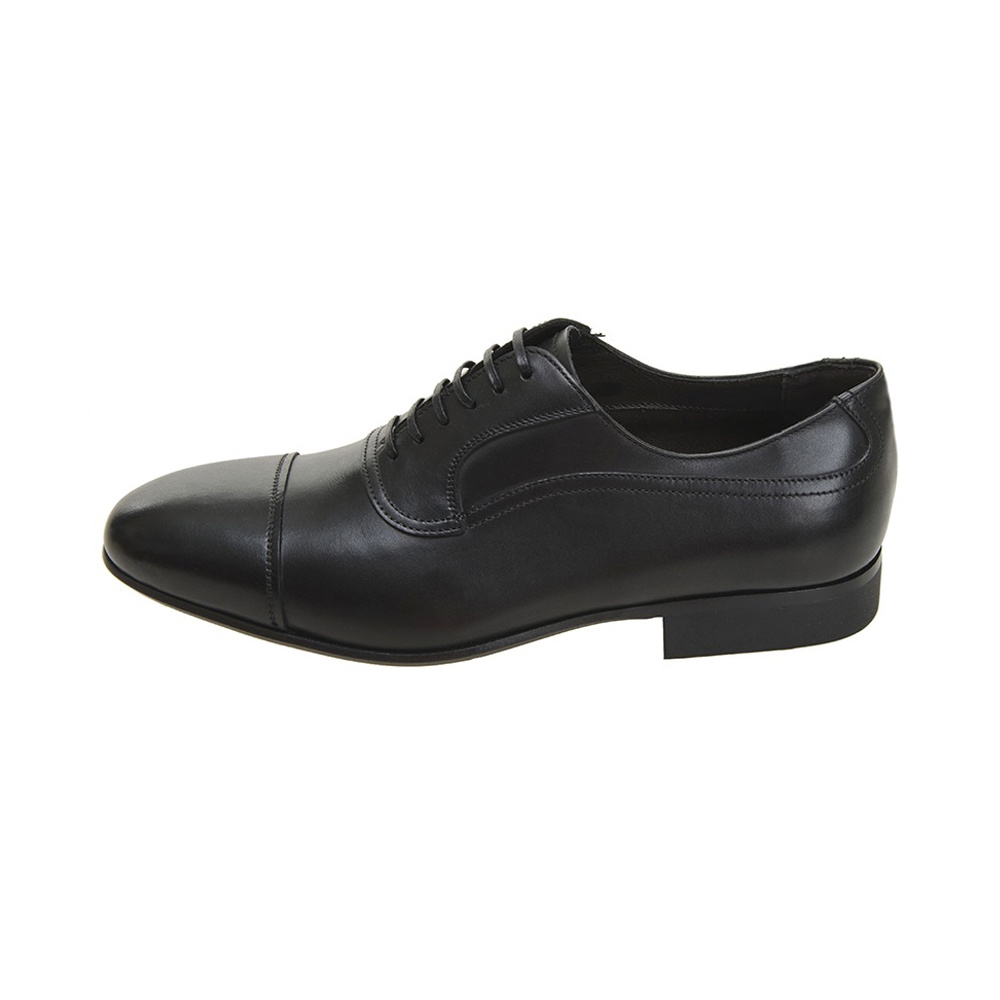 商品Salvatore Ferragamo|SALVATORE FERRAGAMO 男士黑色系带鞋 0617316,价格¥2853,第1张图片