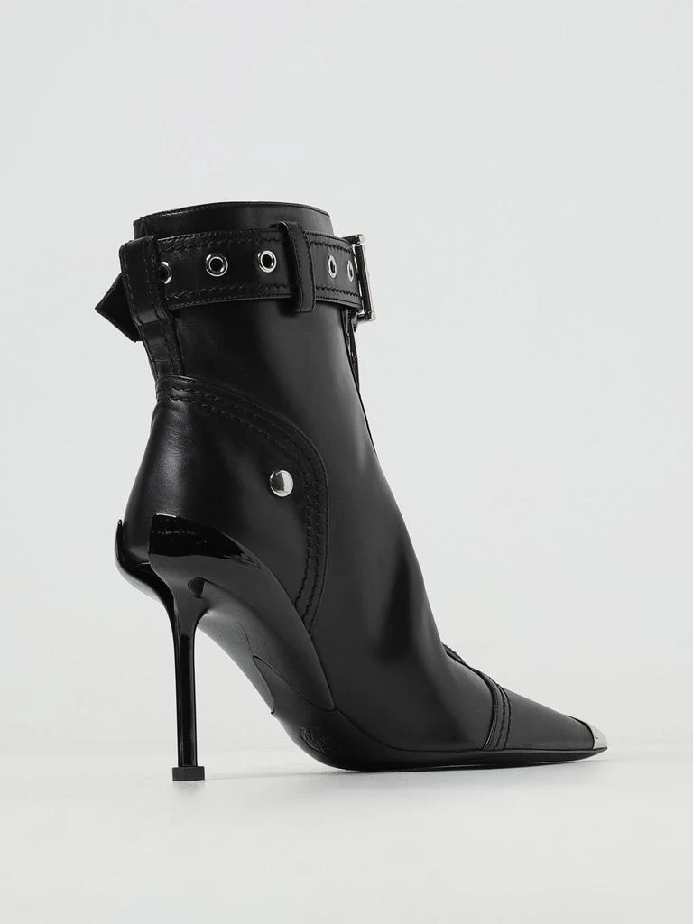 商品Alexander McQueen|Alexander McQueen Slash ankle boots in leather with buckle,价格¥10185,第3张图片详细描述