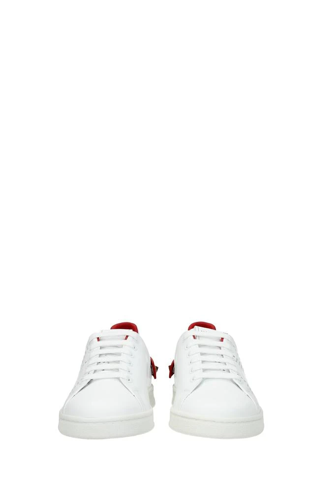 商品Valentino|Sneakers Leather White Red,价格¥1739,第3张图片详细描述