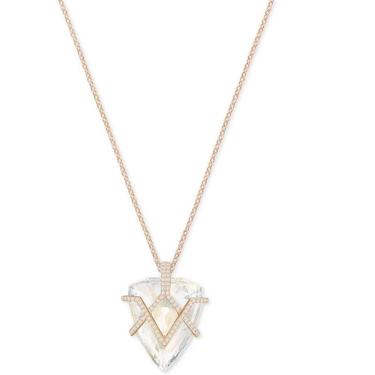 商品Swarovski|Silver-Tone Crystal Shield Pendant Necklace,价格¥1265,第1张图片