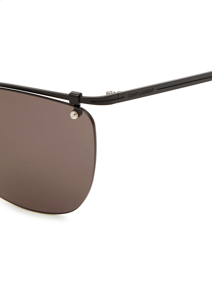 Rimless round-frame sunglasses商品第3张图片规格展示