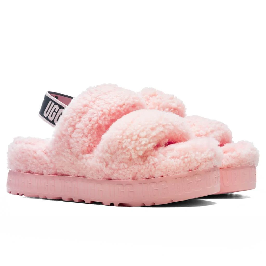 商品UGG|UGG Women's Oh Fluffita - Pink Scallop,价格¥905,第2张图片详细描述